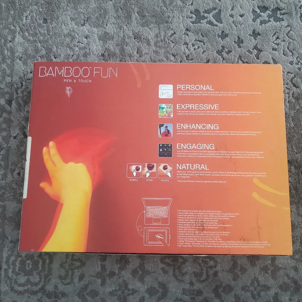 Wacom Bamboo Fun Pen & Touch Tablet CTH661